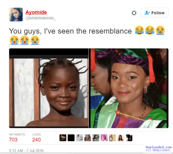 lmaoo.. What manner of striking resemblance is this?